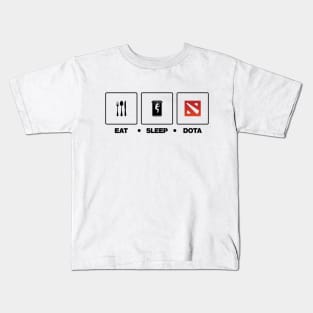 Eat Sleep Dota Kids T-Shirt